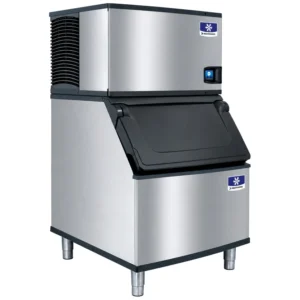 Manitowoc IDP0300W 30" Dice Water-Cooled Ice Machine with 365 lbs Storage Bin (D400) - 300 lbs/day