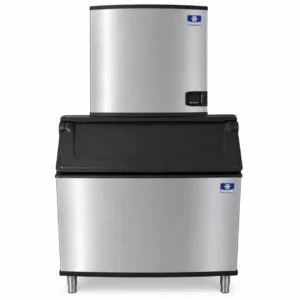 Manitowoc IYP0600A 30" Half-Dice Air-Cooled Ice Machine with 882 lbs Storage Bin (D970) - 600 lbs/day
