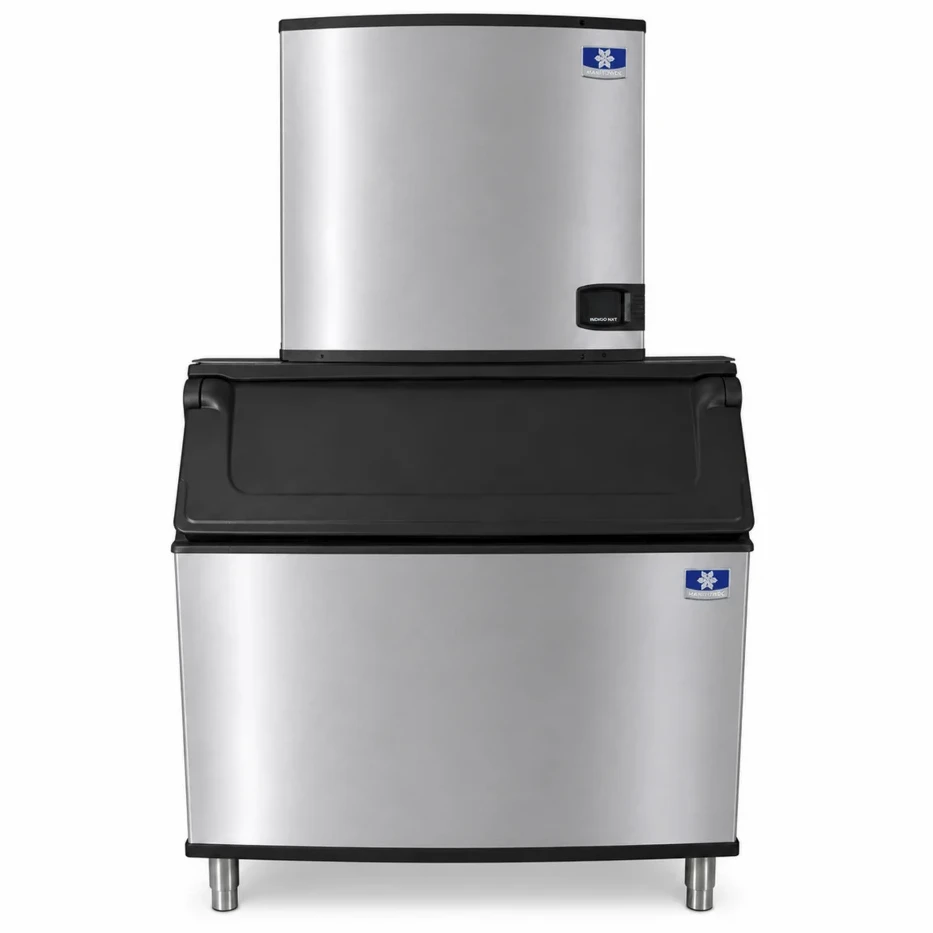 Manitowoc IYP0600A 30" Half-Dice Air-Cooled Ice Machine with 882 lbs Storage Bin (D970) - 600 lbs/day 1 c30 800 d970 01