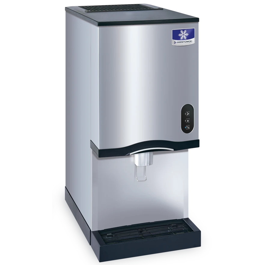 Manitowoc CNP0201A-161L Lever Activated Nugget Countertop Ice Machine - 10 lbs Storage, 285 lbs/day 1 cnp0201l 01