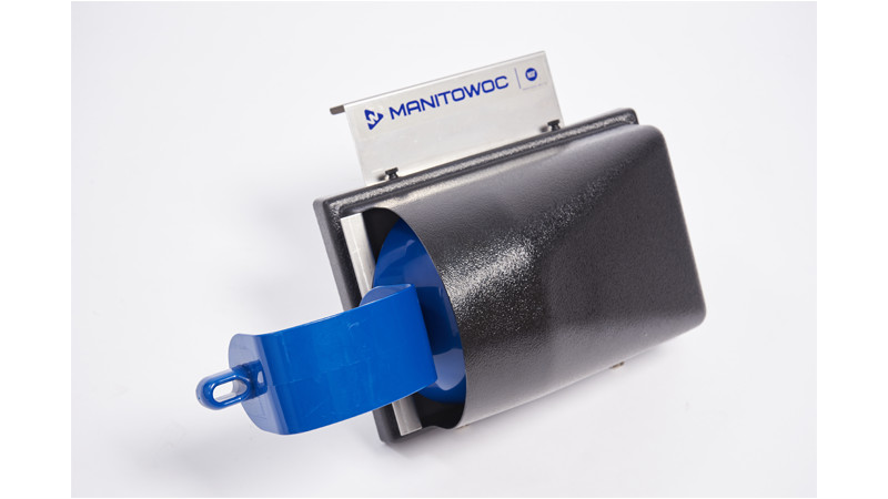 Manitowoc K00461 External Ice Scoop Holder for D-Style Bins 1 Manitowoc external ice scoop holder for D-style bins